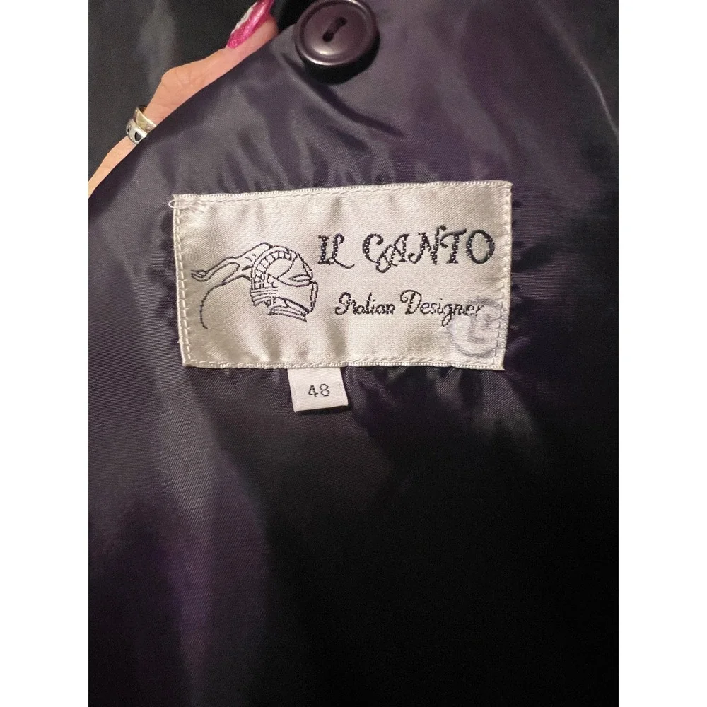 Il Canto 48 Purple Blazer‎ Mens Jacket Wool Twill Church Wear Italian Designer